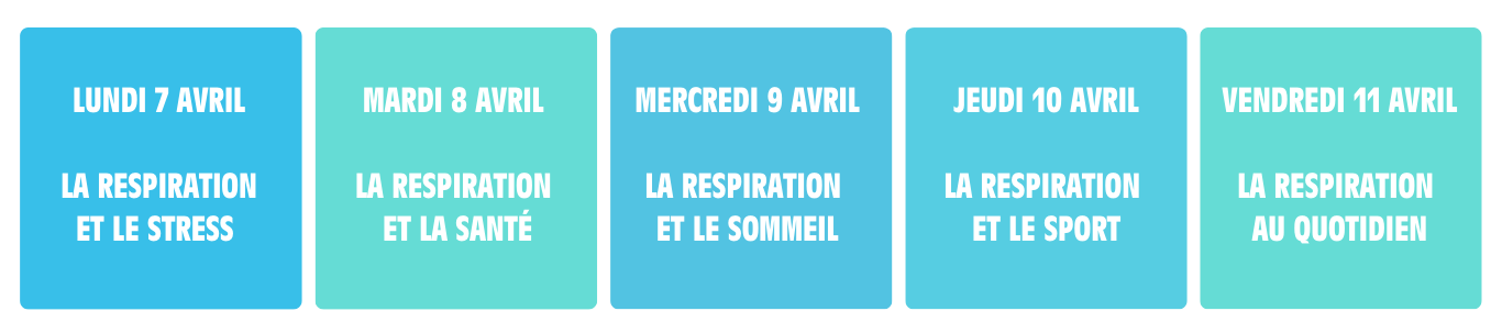 Programme de la semaine de la respiration
